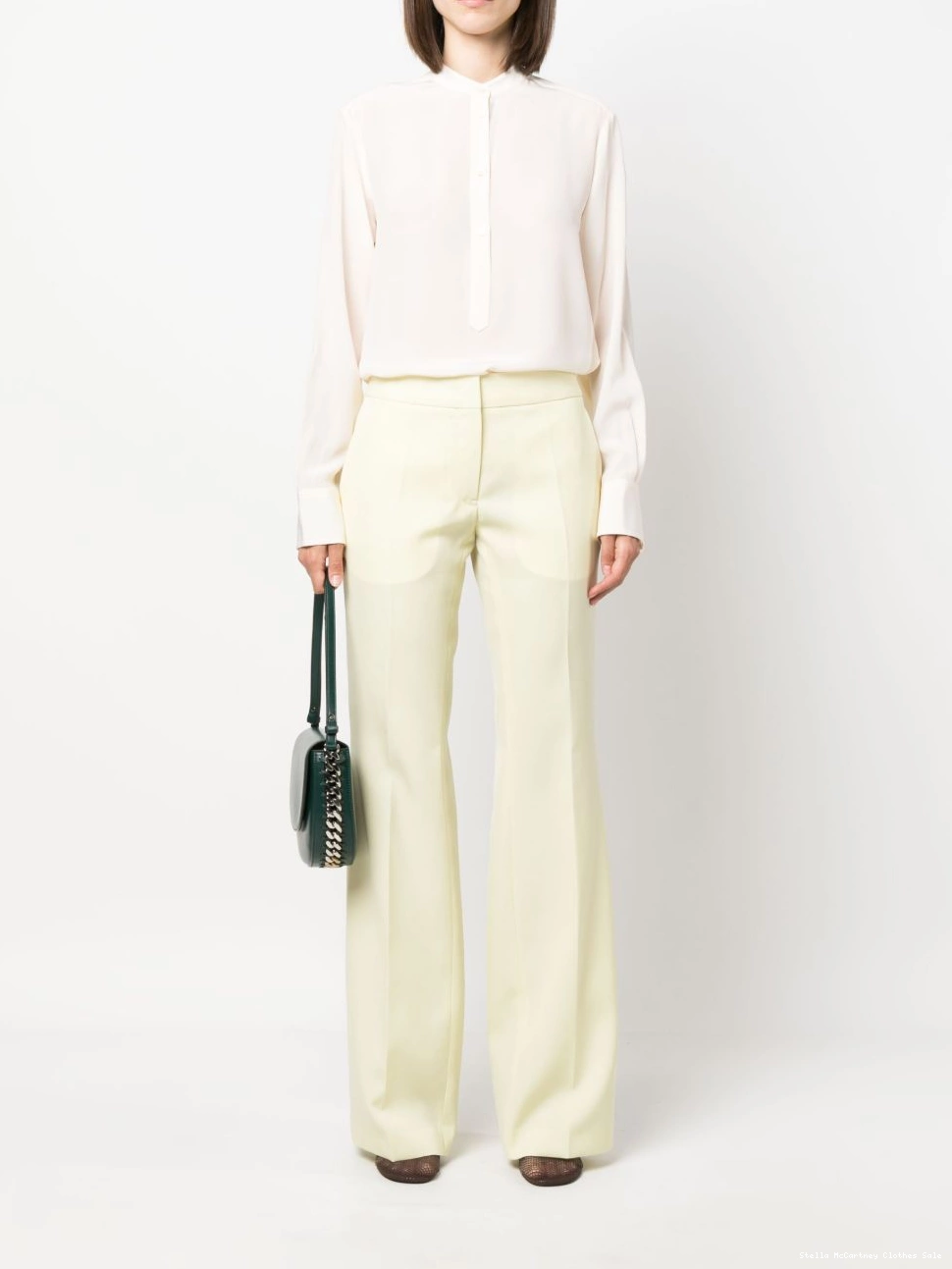 Cheap band-collar blouse Stella Women McCartney silk 0715